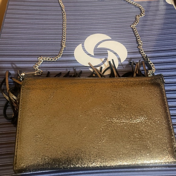 Rebecca Minkoff Gold Fringe Clutch - Picture 5 of 7